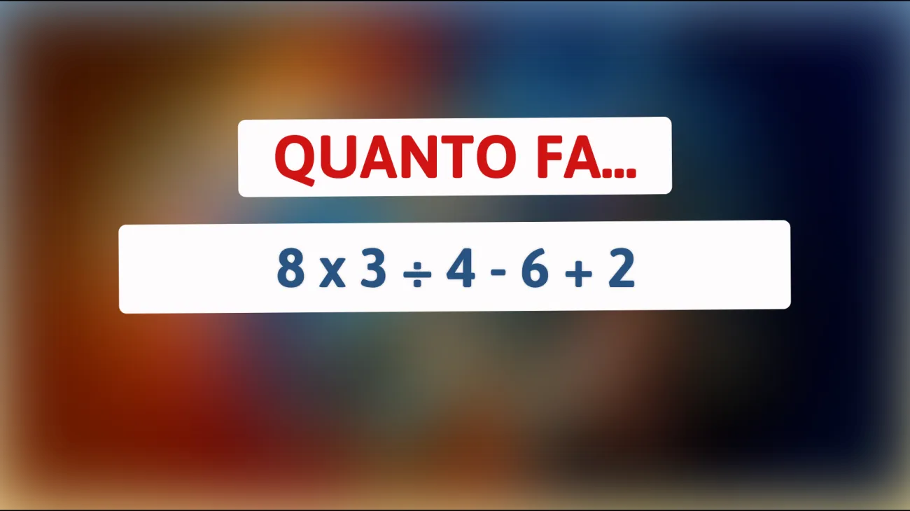 \"Sei davvero un genio? Risolvi questo enigma matematico e scopri se ci riesci!\""