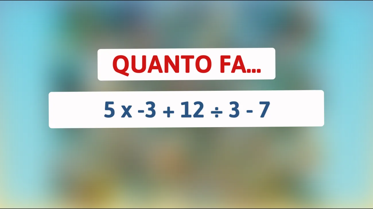 Questo indovinello matematico svela chi è un vero genio: riesci a risolverlo?"